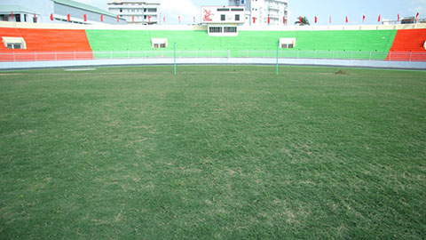 Sân Quy Nhơn đã sẵn sàng sau một thời gian sửa chữa